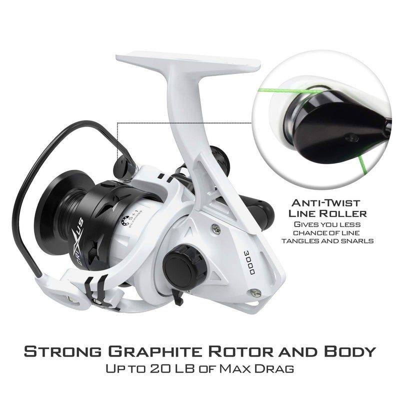KastKing Crixus Fishing Rod and Reel Combo, High Performance Spinning & Baitcaster Combo, IM6 Graphite 2Pc Blanks, Zirconium Oxide Rings, SuperPolymer Handle, Lightweight Reel with Aluminum Spool - Image 3